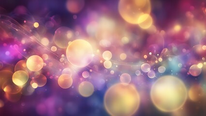 Poster - A colorful, abstract image with a rainbow-like pattern