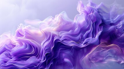 Wall Mural - Abstract Purple and White Swirling Texture