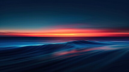 Wall Mural - Sunset Over the Ocean