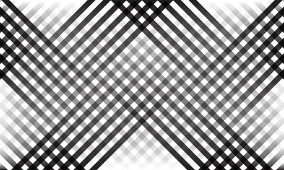 Aufkleber - abstract geometric black white gradient line pattern.