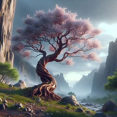 Wall Mural - tree in the forest