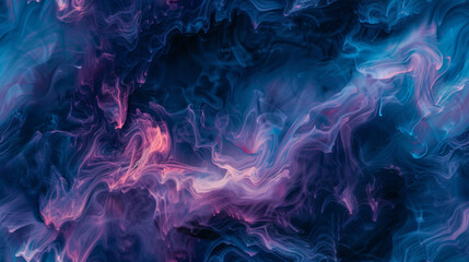 Poster - Swirling colorful smoke creating a textured and abstract backdrop