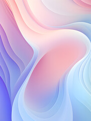 Wall Mural - Pastel abstract background with fluid textured waves