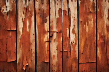 Wall Mural - Old brown wooden plank texture background. Rusty wood texture Background. Rusty wooden panels background or texture. Old grunge textured wooden background. Wood texture.