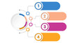 © Adison - Basic circle infographic with 4 steps, process or options.