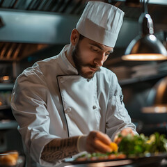 Wall Mural - restaurant chef