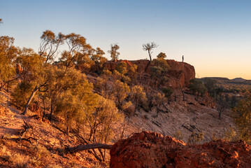 Poster - Sunset over Baldy Knob, Quilpie, Queensland