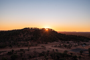 Sticker - Sunset over the outback, Quilpie, Australia