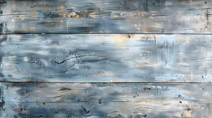 Wall Mural - a close up of a blue wooden surface