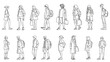 © pannachai - collection of people Generative AI