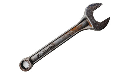 Wrench on transparent background