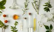 © Yuliia - Various medicinal plants and test tubes on white laboratory table