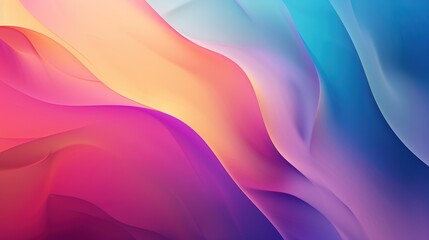 Leinwandbilder - Dynamic gradient hues with a modern edge and ample space for promotional text