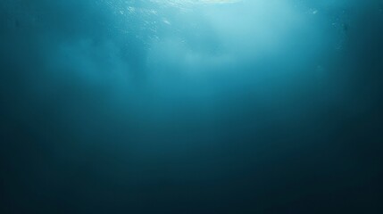 Poster - gradient blue background transitioning from teal to deep navy.