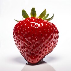 Wall Mural - Strawberry fruit isolated on white background