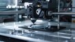 © 69 - Close-up of a 3D printer in action