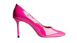 © PNG Kingdom  - Highly fashionable black high heel dress shoe on transparent background