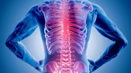 Human Anatomy - Rib Cage and Spine