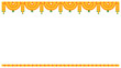 © VectorsDays - Traditional indian garland marigold toran floral vector wedding and festival decoration, dussehra, Diwali decoration Toran design on transparent background, PNG image