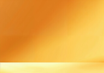 Aufkleber - Empty table yellow gradient background with light reflections – ideal for product display or presentation concepts