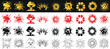 © Arafat - Explosion icon set, bomb blast illustrations, explosion graphics, nuclear explosion symbols, comic explosion art vector designs colorful blast effects