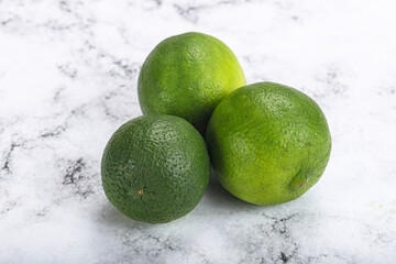 Wall Mural - Green sour tropical Lime fruit
