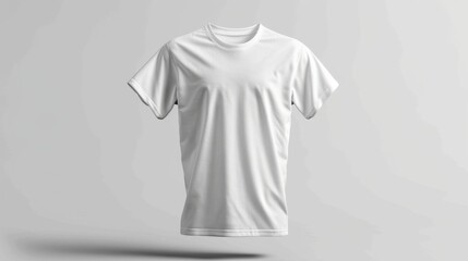 Wall Mural - t shirt mock up simple design. Illustrtion generated by ai