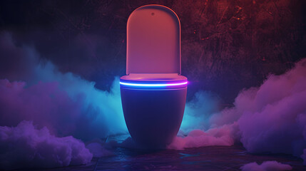 Poster - Smart toilet wireless WC 