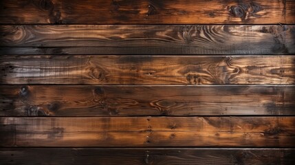 Vintage Wooden Planks: Dark Brown Aged Wood Texture