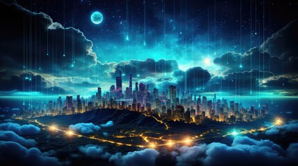 Poster - Cloud computing transfer big data on internet