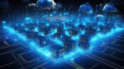 Poster - Cloud computing transfer big data on internet