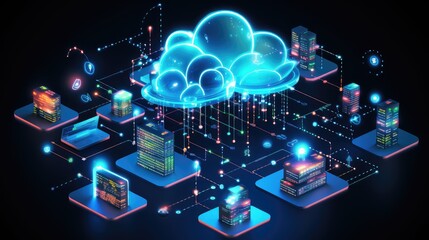 Poster - Cloud computing transfer big data on internet