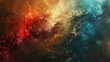 © Ahmed - A striking and colorful artistic representation of the galactic cosmos on a textured background