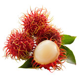 rambutan on transparent png background