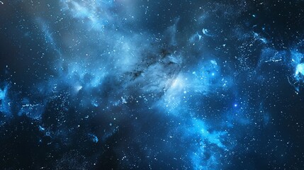 Wall Mural - celestial nebula with scattered stars