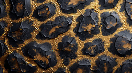 Poster - Abstract Leopard Pattern