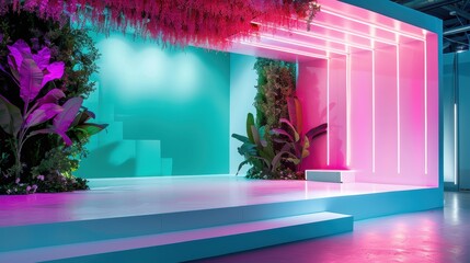 Poster - an innovative marketing setup featuring sensory and experiential elements designed to captivate the 