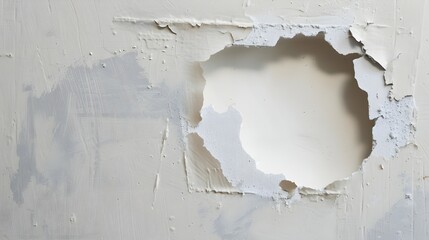 patching a hole in a drywall 