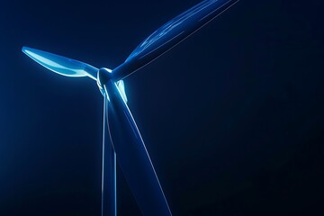 A virtual, glowing windmill for renewable energy business models