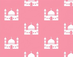 Wall Mural - illustration of mosque