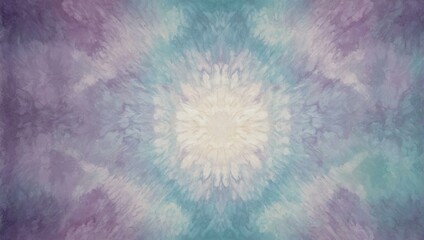 Wall Mural - An abstract tie-dye pattern featuring swirling purple and blue hues, creating a dreamlike visual experience.