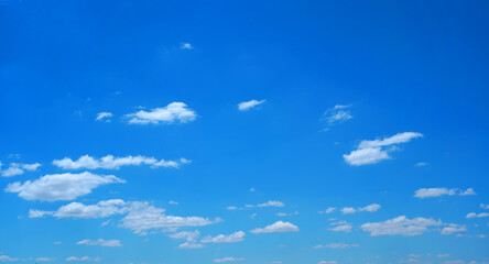 Blue sky photo background with clouds   