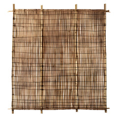 Aufkleber - Natural bamboo reed blinds perfect for decoration and privacy, with a clear background for versatile use