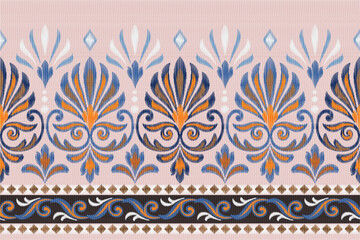 Wall Mural - Ethnic seamless patterns. Aztec geometric backgrounds. Stylish navajo design for fabric textile carpet wallpaper.