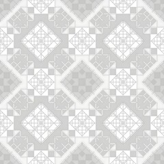 Wall Mural - Seamless pattern of abstract geometric shapes