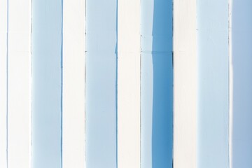 Poster - Bright and Harmonious Blue and White Striped Pattern on a Sunny Day with Soft Shadows Creating Depth
