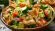 © 69 - Lebanese fattoush salad with crispy pita bread