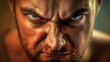 © RaeLi - A man with an extremely angry face.