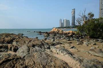 Wall Mural - city coastline, Pattaya, Thailand