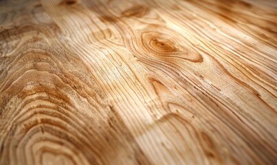 Wall Mural - light ash wood planks with grain